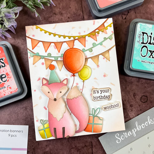 Scrapbook.com - Cozy Autumn Critter Dies- Hedgehog, Fox, Bear