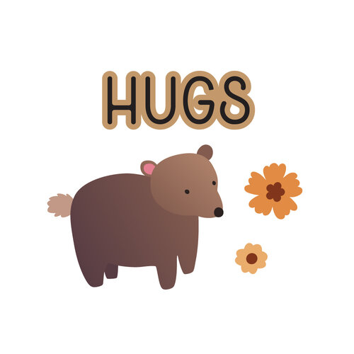 Scrapbook.com - Cozy Autumn Critter Dies- Hedgehog, Fox, Bear