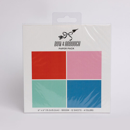 Everett Rd - Bow & Arrough Collection - 6 x 6 Paper Pack - Solid Colors