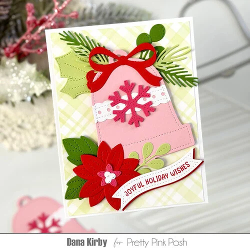 Pretty Pink Posh - Dies - Christmas Bell Shaker 8 Pretty Pink Posh - Dies - Christmas Bell Shaker