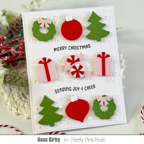 Pretty Pink Posh - Dies - Christmas Holder Additions