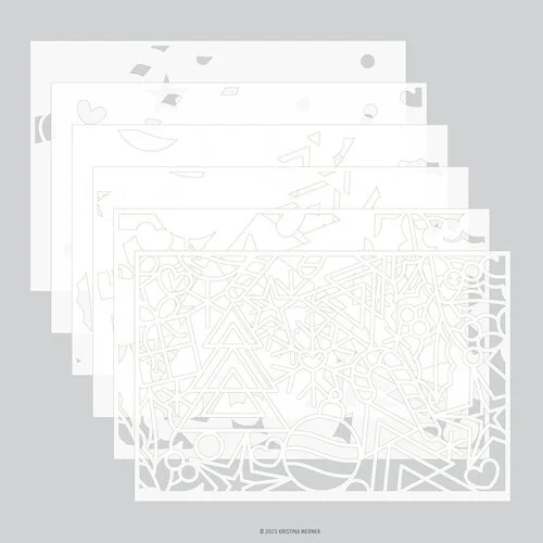 Concord and 9th - Kristina Werner - Stencils - Holiday Icons