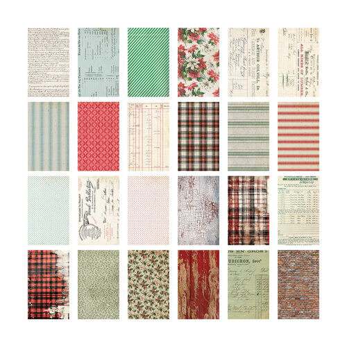 Idea-ology - Tim Holtz - Christmas - 6 x 10 Backdrops