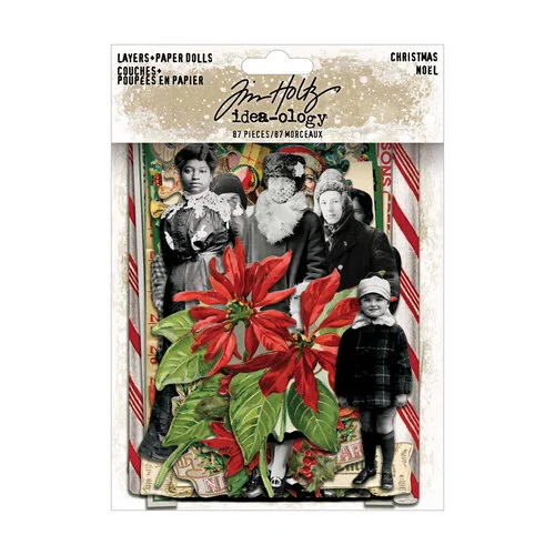 Idea-ology - Tim Holtz - Christmas - Layers and Paper Dolls