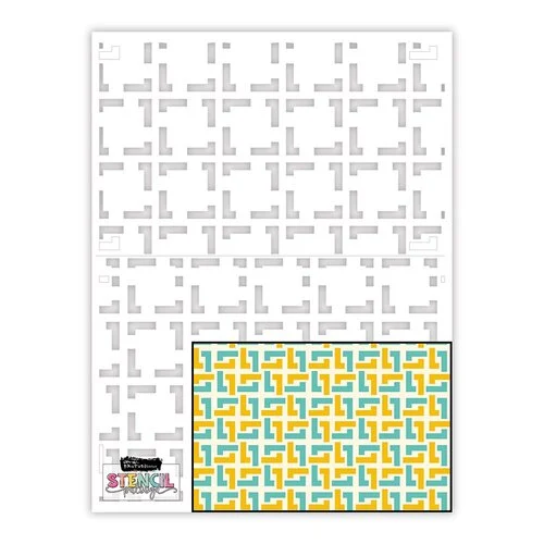 Brutus Monroe - Stencilpalooza Collection - Stencils - Two Tone Woven