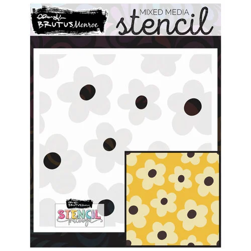 Brutus Monroe - Stencilpalooza Collection - Stencils - Daisy Dots 1 Brutus Monroe - Stencilpalooza Collection - Stencils - Daisy Dots