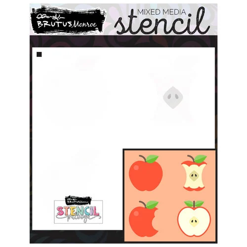 Brutus Monroe - Stencilpalooza Collection - Stencils - Apples To Apples 1 Brutus Monroe - Stencilpalooza Collection - Stencils - Apples To Apples