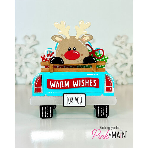 Pink and Main - Dies - Deer and Elf Peeker