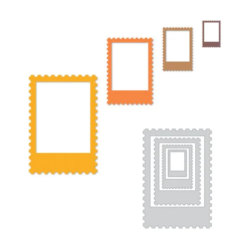 Scrapbook.com - Vintage Fall Bundle - Dies and Stamps