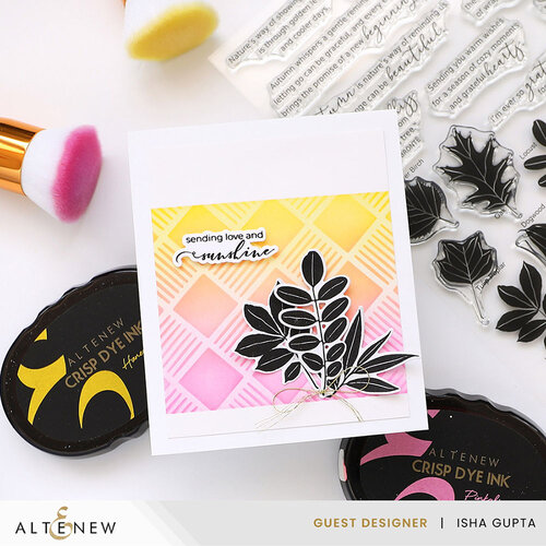 Altenew - Stencil - Checkerboard Tiles Background