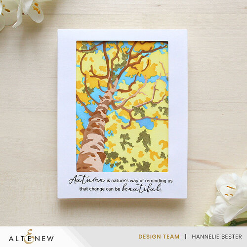 Altenew - Layering Stencils - Aspen Sky