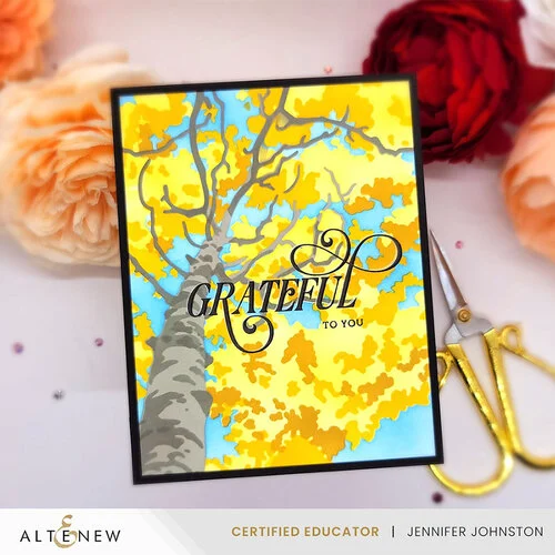 Altenew - Layering Stencils - Aspen Sky