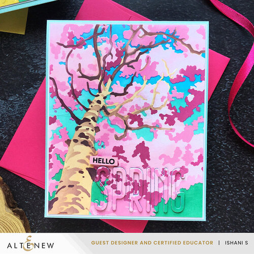 Altenew - Layering Stencils - Aspen Sky