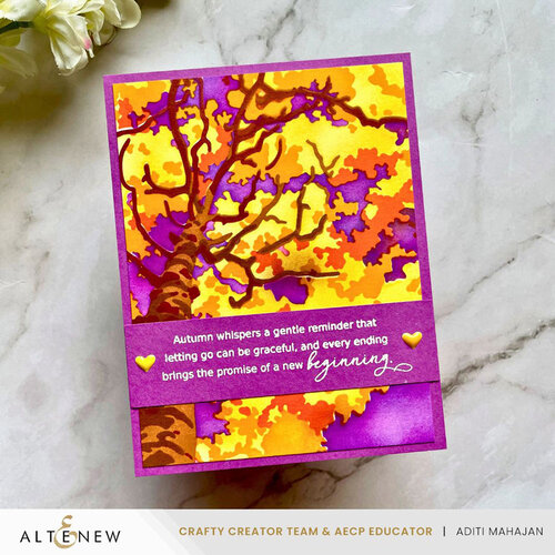Altenew - Layering Stencils - Aspen Sky