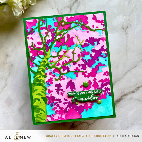 Altenew - Layering Stencils - Aspen Sky