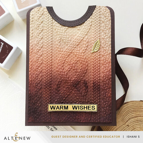 Altenew - 3D Embossing Folder - Cozy Sweater 6 Altenew - 3D Embossing Folder - Cozy Sweater