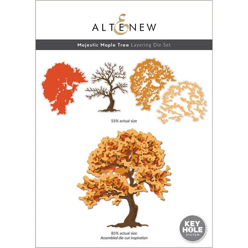Altenew - Layering Dies - Majestic Maple Tree