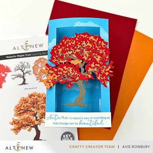 Altenew - Layering Dies - Majestic Maple Tree