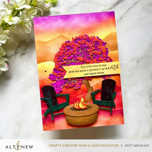 Altenew - Layering Dies - Majestic Maple Tree