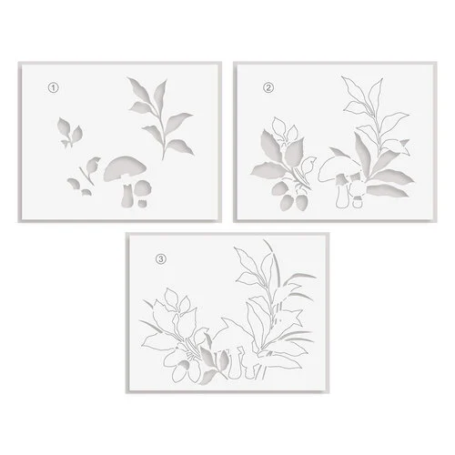 Altenew - Stencils - Woodland Path 2 Altenew - Stencils - Woodland Path
