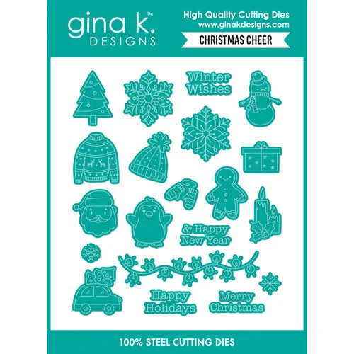 Gina K Designs - Dies - Christmas Cheer 1 Gina K Designs - Dies - Christmas Cheer