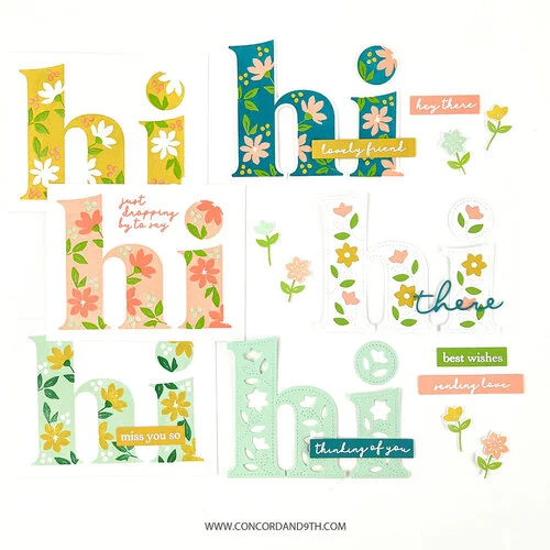 Concord and 9th - Clear Photopolymer Stamps - Triple-Step Hi 2 Concord and 9th - Clear Photopolymer Stamps - Triple-Step Hi