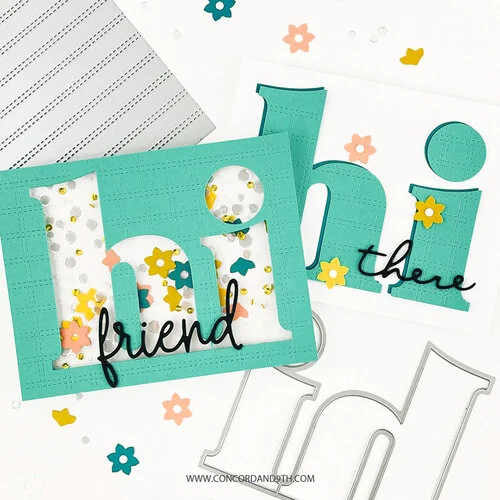 Concord and 9th - Clear Photopolymer Stamps - Triple-Step Hi 9 Concord and 9th - Clear Photopolymer Stamps - Triple-Step Hi