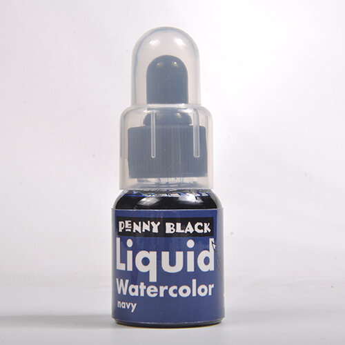 Penny Black - Liquid Watercolor Ink - Navy 1 Penny Black - Liquid Watercolor Ink - Navy