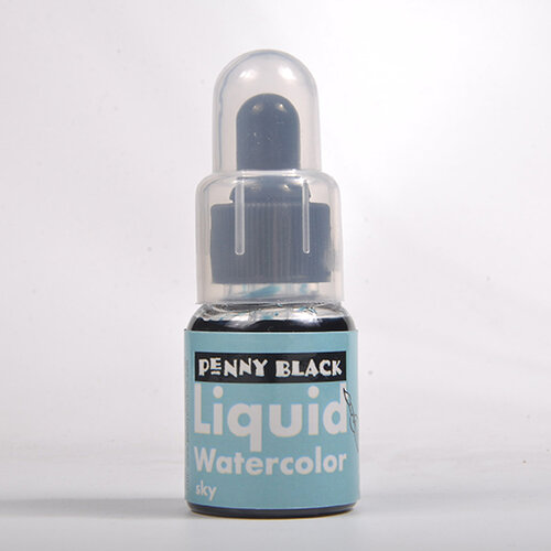 Penny Black - Liquid Watercolor Ink - Sky 1 Penny Black - Liquid Watercolor Ink - Sky