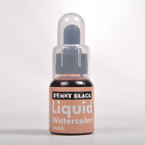 Penny Black - Liquid Watercolor Ink - Peach