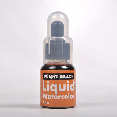 Penny Black - Liquid Watercolor Ink - Tiger