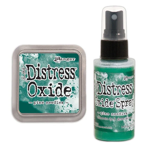 Ranger Ink - Tim Holtz - Distress Oxides Ink Pad and Spray - Pine Needles 1 Ranger Ink - Tim Holtz - Distress Oxides Ink Pad and Spray - Pine Needles