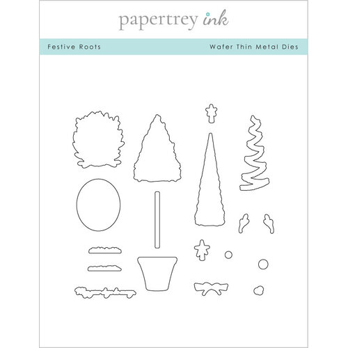 Papertrey Ink - Metal Dies - Festive Roots