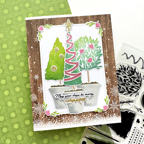 Papertrey Ink - Metal Dies - Festive Roots