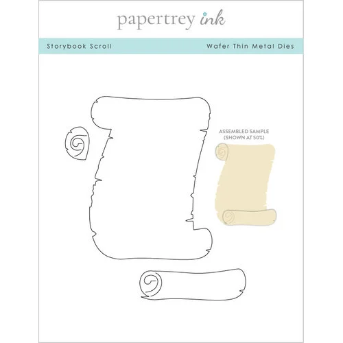Papertrey Ink - Metal Dies - Storybook Scroll