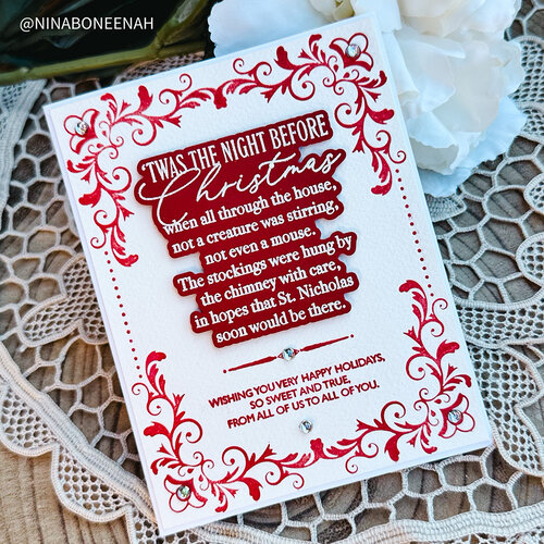 Papertrey Ink - Hot Foil Plate - Merry Motifs