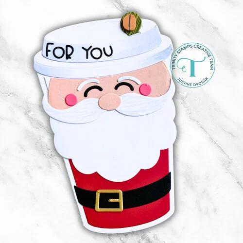 Trinity Stamps - Dies - Cup Character - Santa Add-On