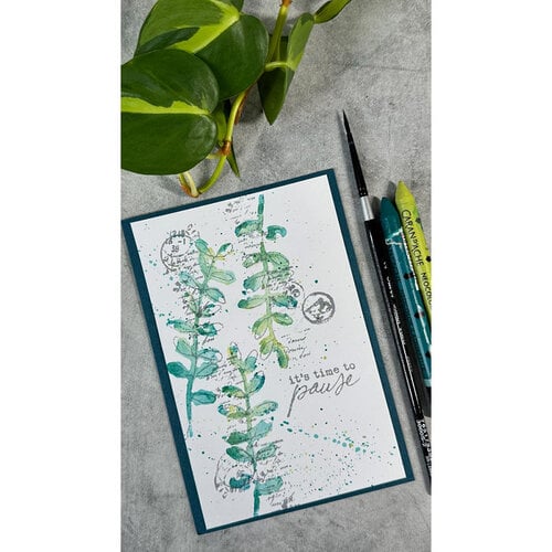 Arden Creative Studio - Maker Series Collection - Clear Photopolymer Stamps - Grove Notes