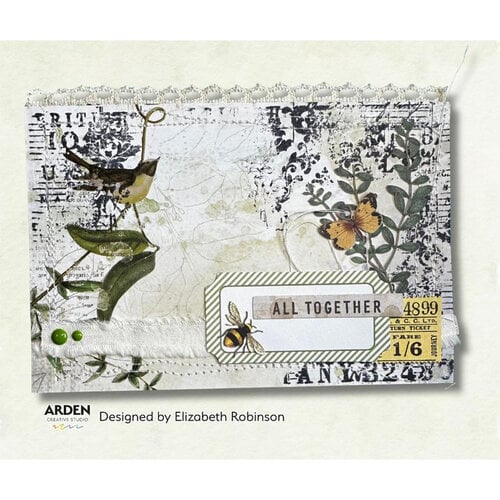 Arden Creative Studio - Maker Series Collection - Clear Photopolymer Stamps - Typecast Mix