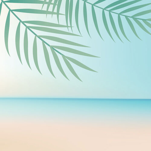 Scrapbook Customs - 12 x 12 Double Sided Paper - Beach Fern