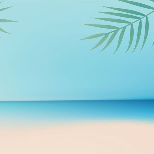 Scrapbook Customs - 12 x 12 Double Sided Paper - Beach Fern