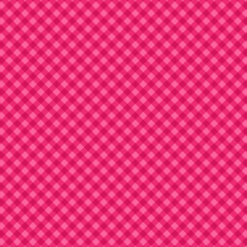 Scrapbook Customs - 12 x 12 Double Sided Paper - Raspberries Gingham 3 Scrapbook Customs - 12 x 12 Double Sided Paper - Raspberries Gingham