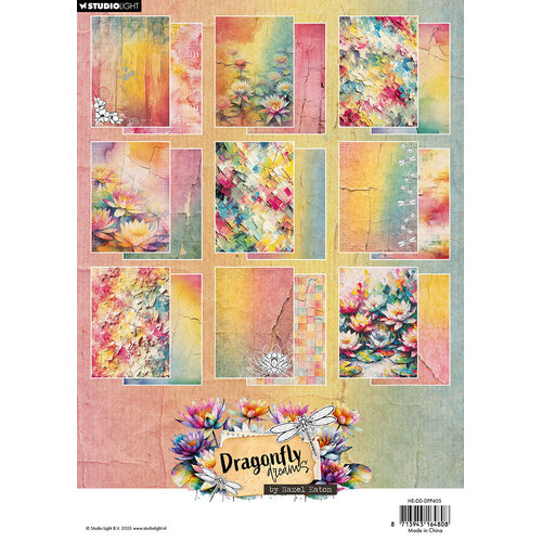 Studio Light - Dragonfly Collection - Paper Pad - Backgrounds