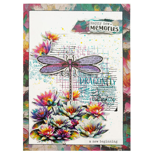 Studio Light - Dragonfly Collection - Sticker Pad - Sentiments
