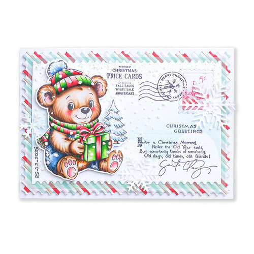 Studio Light - Essentials Collection - Clear Photopolymer Stamps - Winter Bear