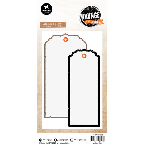 Studio Light - Grunge Collection - Dies - Big Labels