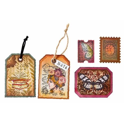 Studio Light - Grunge Collection - Stamp And Die Sets - Tag And Tickets 5 Studio Light - Grunge Collection - Stamp And Die Sets - Tag And Tickets