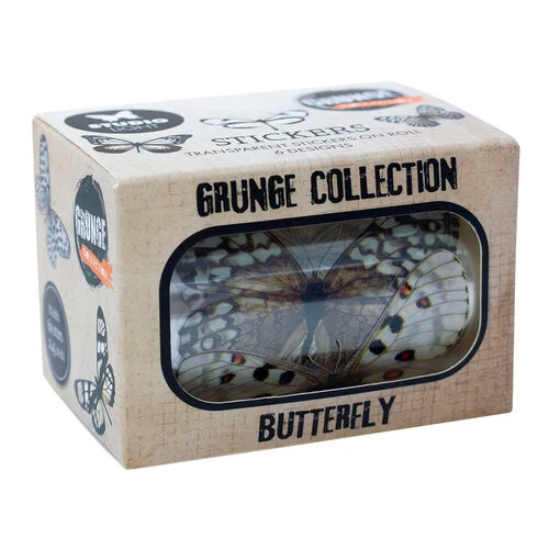 Studio Light - Grunge Collection - Clear Stickers - Butterfly