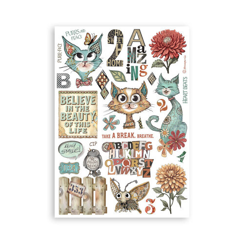 Stamperia - Furry Friends Collection - Washi Pad - 8 Sheets 4 Stamperia - Furry Friends Collection - Washi Pad - 8 Sheets