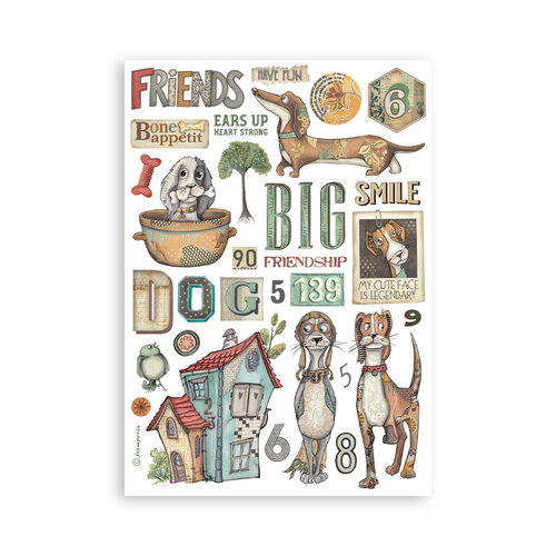 Stamperia - Furry Friends Collection - Washi Pad - 8 Sheets 5 Stamperia - Furry Friends Collection - Washi Pad - 8 Sheets